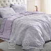 Bedsure Pink King Size Comforter Set, GentleSoft™ 3 Pieces Breathable Bow Comforter Set Women with 2 Pillow Shams, Cute King Bedding Set Pink Room Decor Aesthetic Bedroom Decor, 104×90 Inches(01 – Bow Light Purple)