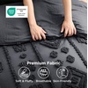 Bedsure Pink King Size Comforter Set, GentleSoft™ 3 Pieces Breathable Bow Comforter Set Women with 2 Pillow Shams, Cute King Bedding Set Pink Room Decor Aesthetic Bedroom Decor, 104×90 Inches(03 – Distressed Vintage Dark Grey)