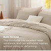 Bedsure Queen Comforter Set, Dark Gray Soft Prewashed Bedding for All Seasons, 3 Pieces GentleSoft™ Bed Set, 1 Lightweight Comforter (90″x90″) and 2 Pillowcases (20″x26″)(23 – Sand)