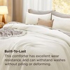 Bedsure Queen Comforter Set, Dark Gray Soft Prewashed Bedding for All Seasons, 3 Pieces GentleSoft™ Bed Set, 1 Lightweight Comforter (90″x90″) and 2 Pillowcases (20″x26″)(18 – Ivory)