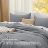 Bedsure Queen Comforter Set, Dark Gray Soft Prewashed Bedding for All Seasons, 3 Pieces GentleSoft™ Bed Set, 1 Lightweight Comforter (90″x90″) and 2 Pillowcases (20″x26″)(05 – Grey)