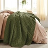 Bedsure Queen Size Quilt, Lightweight Comforter Set, Mineral Blue Bedspread | Coverlet, Basket Weave, All-Season Comfort, Skin-Friendly Soft, Breathable, Machine Washable, 90″x96″, 3 Pcs, 2 Pillow Shams(15 – Olive Green)
