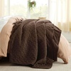 Bedsure Queen Size Quilt, Lightweight Comforter Set, Mineral Blue Bedspread | Coverlet, Basket Weave, All-Season Comfort, Skin-Friendly Soft, Breathable, Machine Washable, 90″x96″, 3 Pcs, 2 Pillow Shams(21 – Brown)