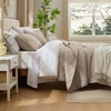Bedsure Queen Size Quilt, Lightweight Comforter Set, Mineral Blue Bedspread | Coverlet, Basket Weave, All-Season Comfort, Skin-Friendly Soft, Breathable, Machine Washable, 90″x96″, 3 Pcs, 2 Pillow Shams(14 – Taupe Lucky Star)