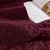 Bedsure Queen Size Quilt, Lightweight Comforter Set, Mineral Blue Bedspread | Coverlet, Basket Weave, All-Season Comfort, Skin-Friendly Soft, Breathable, Machine Washable, 90″x96″, 3 Pcs, 2 Pillow Shams(30 – Burgundy)