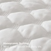 Bedsure Queen Size Quilt, Lightweight Comforter Set, Mineral Blue Bedspread | Coverlet, Basket Weave, All-Season Comfort, Skin-Friendly Soft, Breathable, Machine Washable, 90″x96″, 3 Pcs, 2 Pillow Shams(03 – Coconut White Honeycomb)