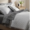 Bedsure Queen Size Quilt, Lightweight Comforter Set, Mineral Blue Bedspread | Coverlet, Basket Weave, All-Season Comfort, Skin-Friendly Soft, Breathable, Machine Washable, 90″x96″, 3 Pcs, 2 Pillow Shams(02 – White)