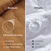 Bedsure Quilts Queen Size Bedspread, Thin Comforter, Charcoal Coverlet | All-Season Bedding, Soft, Modern Clover Pattern, Stitch-Free Quilt-Tech, Pet-Friendly, Machine Washable, 90x96in, 3 Pcs(12 – Honey Caramel – Clover)