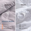 Bedsure Quilts Queen Size Bedspread, Thin Comforter, Charcoal Coverlet | All-Season Bedding, Soft, Modern Clover Pattern, Stitch-Free Quilt-Tech, Pet-Friendly, Machine Washable, 90x96in, 3 Pcs(22 – Purple – Clover)