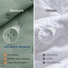 Bedsure Quilts Queen Size Bedspread, Thin Comforter, Charcoal Coverlet | All-Season Bedding, Soft, Modern Clover Pattern, Stitch-Free Quilt-Tech, Pet-Friendly, Machine Washable, 90x96in, 3 Pcs(08 – Sage Green – Clover)