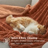 Bedsure Sherpa Fleece Blanket, Cable Jacquard Tufted, Warm, Orange, Throw | Ultra-Soft, Cozy, Comfort, Stylish Home Decor for Fall, Thick for Winter, Ideal for Couch, Sofa, Gift for Women, 50×60 Inches(06 – Orange)