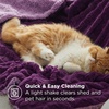 Bedsure Sherpa Fleece Blanket, Cable Jacquard Tufted, Warm, Orange, Throw | Ultra-Soft, Cozy, Comfort, Stylish Home Decor for Fall, Thick for Winter, Ideal for Couch, Sofa, Gift for Women, 50×60 Inches(09 – Purple)
