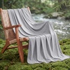 Bedsure Silky Soft Cooling Blanket for Hot Sleepers, Throw XL, Dark Grey | Summer, Picnic, Travel, Outdoor, Camping, Couch, Bed, Sofa, Chair, Rayon Derived from Bamboo, Cold, Cool, Ice, Lightweight(08- Light Grey)