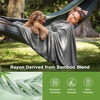Bedsure Silky Soft Cooling Blanket for Hot Sleepers, Throw XL, Dark Grey | Summer, Picnic, Travel, Outdoor, Camping, Couch, Bed, Sofa, Chair, Rayon Derived from Bamboo, Cold, Cool, Ice, Lightweight(01- Dark Grey)