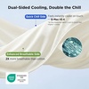 Bedsure Silky Soft Cooling Blanket for Hot Sleepers, Throw XL, Dark Grey | Summer, Picnic, Travel, Outdoor, Camping, Couch, Bed, Sofa, Chair, Rayon Derived from Bamboo, Cold, Cool, Ice, Lightweight(10- Off White)