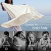 Bedsure Silky Soft Cooling Blanket for Hot Sleepers, Throw XL, Dark Grey | Summer, Picnic, Travel, Outdoor, Camping, Couch, Bed, Sofa, Chair, Rayon Derived from Bamboo, Cold, Cool, Ice, Lightweight(10- Off White)