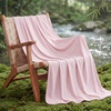 Bedsure Silky Soft Cooling Blanket for Hot Sleepers, Throw XL, Dark Grey | Summer, Picnic, Travel, Outdoor, Camping, Couch, Bed, Sofa, Chair, Rayon Derived from Bamboo, Cold, Cool, Ice, Lightweight(05- Pink)