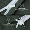 Bedsure Textured Duvet Cover King Size, Soft & Breathable Comforter Cover for All Season, 3 Pieces Wrinkle-Resistant Zipper Bedding with 8 Corner Ties, Olive Green(02 – Forest Green (No Comforter))