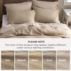 Bedsure Textured Duvet Cover King Size, Soft & Breathable Comforter Cover for All Season, 3 Pieces Wrinkle-Resistant Zipper Bedding with 8 Corner Ties, Olive Green(10 – Khaki (No Comforter))
