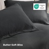 Bedsure Textured Duvet Cover King Size, Soft & Breathable Comforter Cover for All Season, 3 Pieces Wrinkle-Resistant Zipper Bedding with 8 Corner Ties, Olive Green(04 – Charcoal Grey (No Comforter))