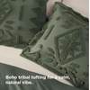 Bedsure Textured Duvet Cover King Size, Soft & Breathable Comforter Cover for All Season, 3 Pieces Wrinkle-Resistant Zipper Bedding with 8 Corner Ties, Olive Green(05 – Olive Green (No Comforter))