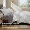Bedsure Textured Duvet Cover King Size, Soft & Breathable Comforter Cover for All Season, 3 Pieces Wrinkle-Resistant Zipper Bedding with 8 Corner Ties, Olive Green(10 – Pure White (No Comforter))