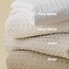Bedsure Textured Duvet Cover King Size, Soft & Breathable Comforter Cover for All Season, 3 Pieces Wrinkle-Resistant Zipper Bedding with 8 Corner Ties, Olive Green(03 – Linen (No Comforter))