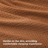 Bedsure Textured Duvet Cover King Size, Soft & Breathable Comforter Cover for All Season, 3 Pieces Wrinkle-Resistant Zipper Bedding with 8 Corner Ties, Olive Green(00 – Caramel Cafe (No Comforter))