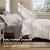 Bedsure Textured Duvet Cover King Size, Soft & Breathable Comforter Cover for All Season, 3 Pieces Wrinkle-Resistant Zipper Bedding with 8 Corner Ties, Olive Green(01 – Ivory White (No Comforter))