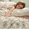 Bedsure Tufted Boho Comforter Set Queen Size – Beige Boho Bed Set, GentleSoft™ 3 Pieces Farmhouse-Style Embroidery Bedding, Gifts for Woman, Soft Jacquard Kids’ Queen Comforter for All Seasons(01 – Beige – Elegant)