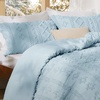 Bedsure Tufted Boho Comforter Set Queen Size – Beige Boho Bed Set, GentleSoft™ 3 Pieces Farmhouse-Style Embroidery Bedding, Gifts for Woman, Soft Jacquard Kids’ Queen Comforter for All Seasons(20 – Sky Blue – Elegant)