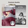 Bedsure Twin XL Comforter – 5 Pieces Reversible Blush Pink Bed in a Bag, Twin XL Bedding Comforter Set College Dorm Essentials with 1 Flat Sheet, 1 Fitted Sheet, 1 Pillowcase and 1 Pillow Sham(13 Red/Silver Grey)