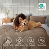 Bedsure Twin XL Comforter – 5 Pieces Reversible Blush Pink Bed in a Bag, Twin XL Bedding Comforter Set College Dorm Essentials with 1 Flat Sheet, 1 Fitted Sheet, 1 Pillowcase and 1 Pillow Sham(21 Brown/Light Grey)