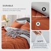 Bedsure Twin XL Comforter – 5 Pieces Reversible Blush Pink Bed in a Bag, Twin XL Bedding Comforter Set College Dorm Essentials with 1 Flat Sheet, 1 Fitted Sheet, 1 Pillowcase and 1 Pillow Sham(26 Burnt Orange/Light Grey)