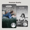 Bedsure Twin XL Comforter – 5 Pieces Reversible Blush Pink Bed in a Bag, Twin XL Bedding Comforter Set College Dorm Essentials with 1 Flat Sheet, 1 Fitted Sheet, 1 Pillowcase and 1 Pillow Sham(07 Dark Green/Forest Green)