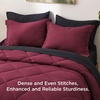 Bedsure Twin XL Comforter – 5 Pieces Reversible Blush Pink Bed in a Bag, Twin XL Bedding Comforter Set College Dorm Essentials with 1 Flat Sheet, 1 Fitted Sheet, 1 Pillowcase and 1 Pillow Sham(09 Red/Black)