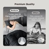 Bedsure Twin XL Comforter – 5 Pieces Reversible Blush Pink Bed in a Bag, Twin XL Bedding Comforter Set College Dorm Essentials with 1 Flat Sheet, 1 Fitted Sheet, 1 Pillowcase and 1 Pillow Sham(14 Dark Black/Silver Grey)