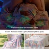 Bedsure Unicorn Glow in The Dark Blanket – Pink Blanket for Girls Kids Age 3-12 as Unicorn Birthday Gift, GentleSoft Cozy Cute Throw for Couch Sofa Bed Home Decor, 50×60(01 – Unicorn)
