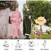 Bedsure Wearable Blanket Hoodie, Long Hooded Blanket Sweatshirt as Birthday Gifts for Women and Men, Cozy Sherpa Hoodie for Adult, Standard, Grey(Olive Green)