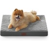 Bedsure ComfyFleece XL Dog Bed for Crate with Washable Cover, 41×27 | Orthopedic Egg Crate Foam Pet Mat,Removable Cover, Nonslip Bottom,Not Waterproof,Not Chewproof,For Extra Large Breeds ≤60lbs(Charcoal Grey)
