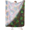 Bedsure Unicorn Glow in The Dark Blanket – Pink Blanket for Girls Kids Age 3-12 as Unicorn Birthday Gift, GentleSoft Cozy Cute Throw for Couch Sofa Bed Home Decor, 50×60(01 – Unicorn)