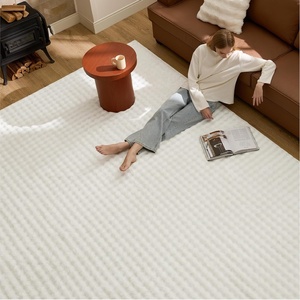 Bedsure 8×10 Printed Jute-Look Living Room Rug, Machine Washable, Non-Slip | Soft Faux Cashmere Feel, Realistic Jute-Look Print, Non-Shedding, Low-Pile, 4 Grip Pads Included, Pet & Kids Friendly(01 – White)