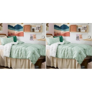 Bedsure Light Grey Queen Comforter Set – Reversible Floral Bed Set, Soft Summer Lightweight Bedding for Bedroom, 1 Soft Botanical Flowers Comforter and 2 Pillow Shams(01 – Sage Green)