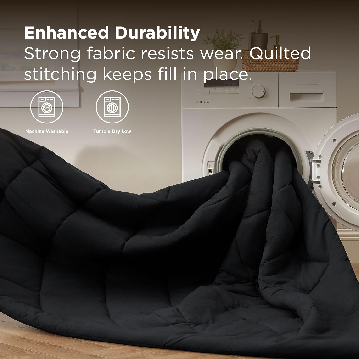 image:imageBedsure Premium Series 5 Piece Black Twin Comforter Set Goose Down Alternative All Season Medium Warmth Soft Hotel Luxury Bed in a Bag Safe for Sensitive Skin Includes Sheets Pillowcase amp Sham01 Black