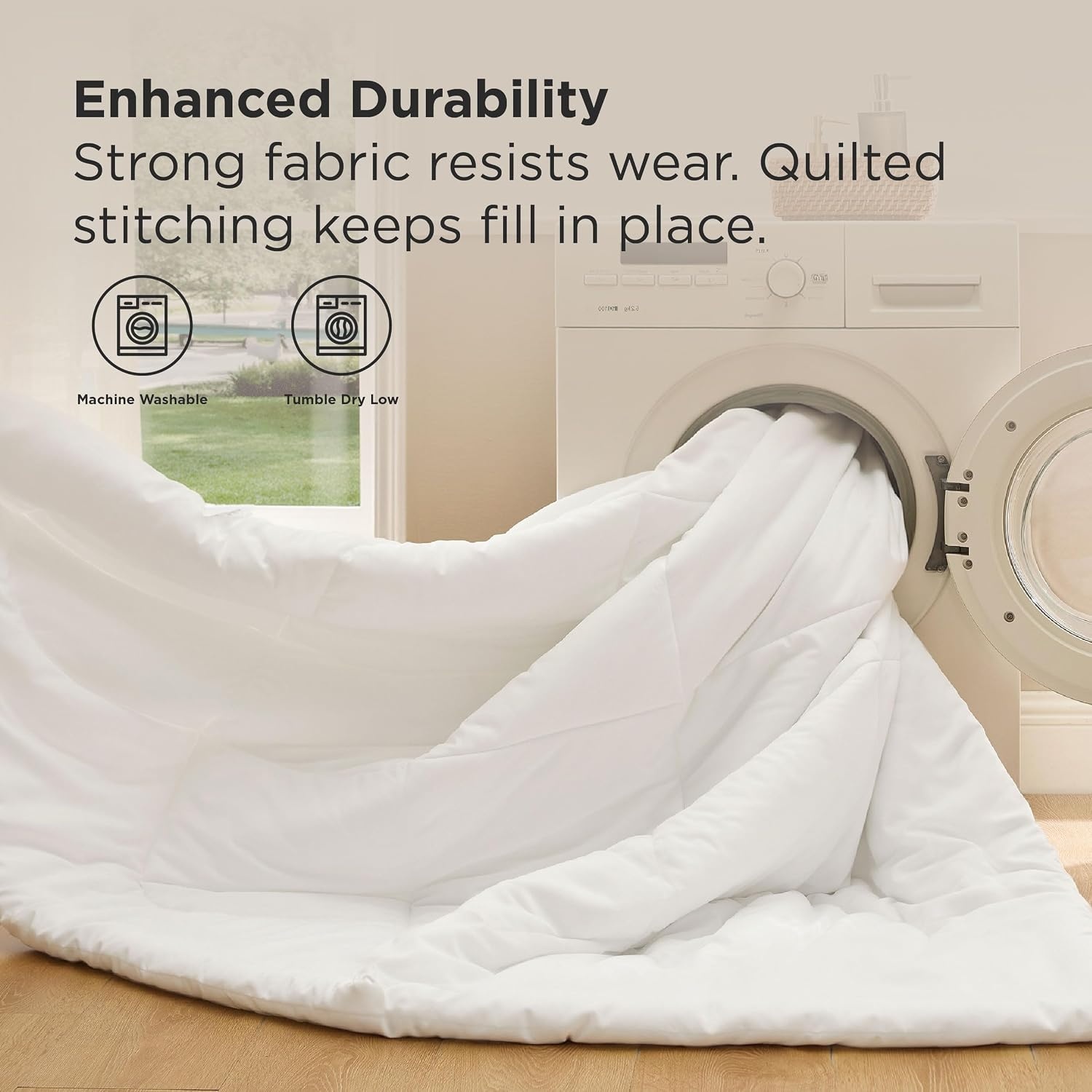 image:imageBedsure Premium Series 5 Piece Black Twin Comforter Set Goose Down Alternative All Season Medium Warmth Soft Hotel Luxury Bed in a Bag Safe for Sensitive Skin Includes Sheets Pillowcase amp Sham03 White Wavy Quilted