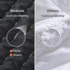 Bedsure Bedspreads Queen Size, Lightweight Striped Comforter, Navy | Breathable, Ultra Soft Bedspread, All-Season Comfort, Summer Coverlet, Hot Sleepers Friendly, OEKO-TEX, 3-Piece Set, 90x96in(03 – Black (Solid Border))