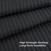 Bedsure Bedspreads Queen Size, Lightweight Striped Comforter, Navy | Breathable, Ultra Soft Bedspread, All-Season Comfort, Summer Coverlet, Hot Sleepers Friendly, OEKO-TEX, 3-Piece Set, 90x96in(11 – Black (Contrast Border))