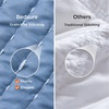 Bedsure Bedspreads Queen Size, Lightweight Striped Comforter, Navy | Breathable, Ultra Soft Bedspread, All-Season Comfort, Summer Coverlet, Hot Sleepers Friendly, OEKO-TEX, 3-Piece Set, 90x96in(05 – Blue (Solid Border))