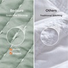 Bedsure Bedspreads Queen Size, Lightweight Striped Comforter, Navy | Breathable, Ultra Soft Bedspread, All-Season Comfort, Summer Coverlet, Hot Sleepers Friendly, OEKO-TEX, 3-Piece Set, 90x96in(02 – Green (Solid Border))