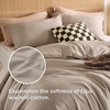 Bedsure Comforter Queen Size 5 Pieces – Queen Size Comforter Set with Checkered Throw Blanket and Decorative Pillow, Lightweiget Bedding, All Season Bedding Sets, Light Camel(04 – Light Camel)